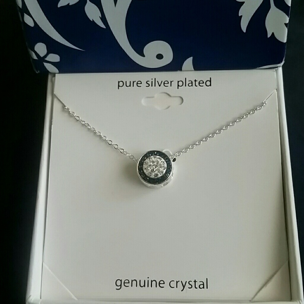 Pure silver plated genuine crystal